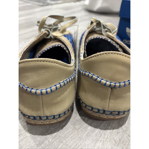 Size 9M/W10 - adidas CLOT x Gazelle by Edison Chen Linen Khaki Light Blue - Picture 3 of 8